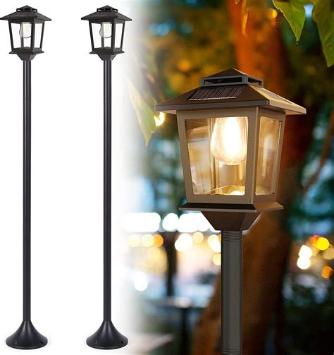 outdoor solar lights for post
